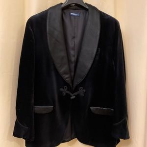 Ralph Lauren Blue label cotton velvet tuxedo jacket